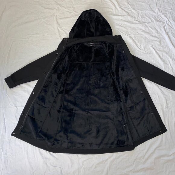 Women's Mid-Length Softshell Black Jacket - Mondetta Outdoor Project - Picture 3 of 11